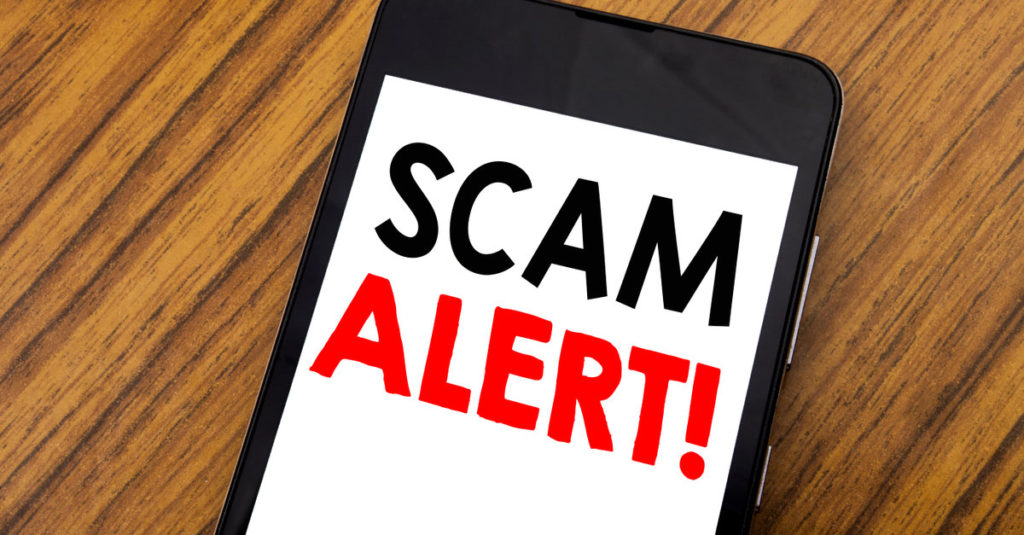 Scam alert
